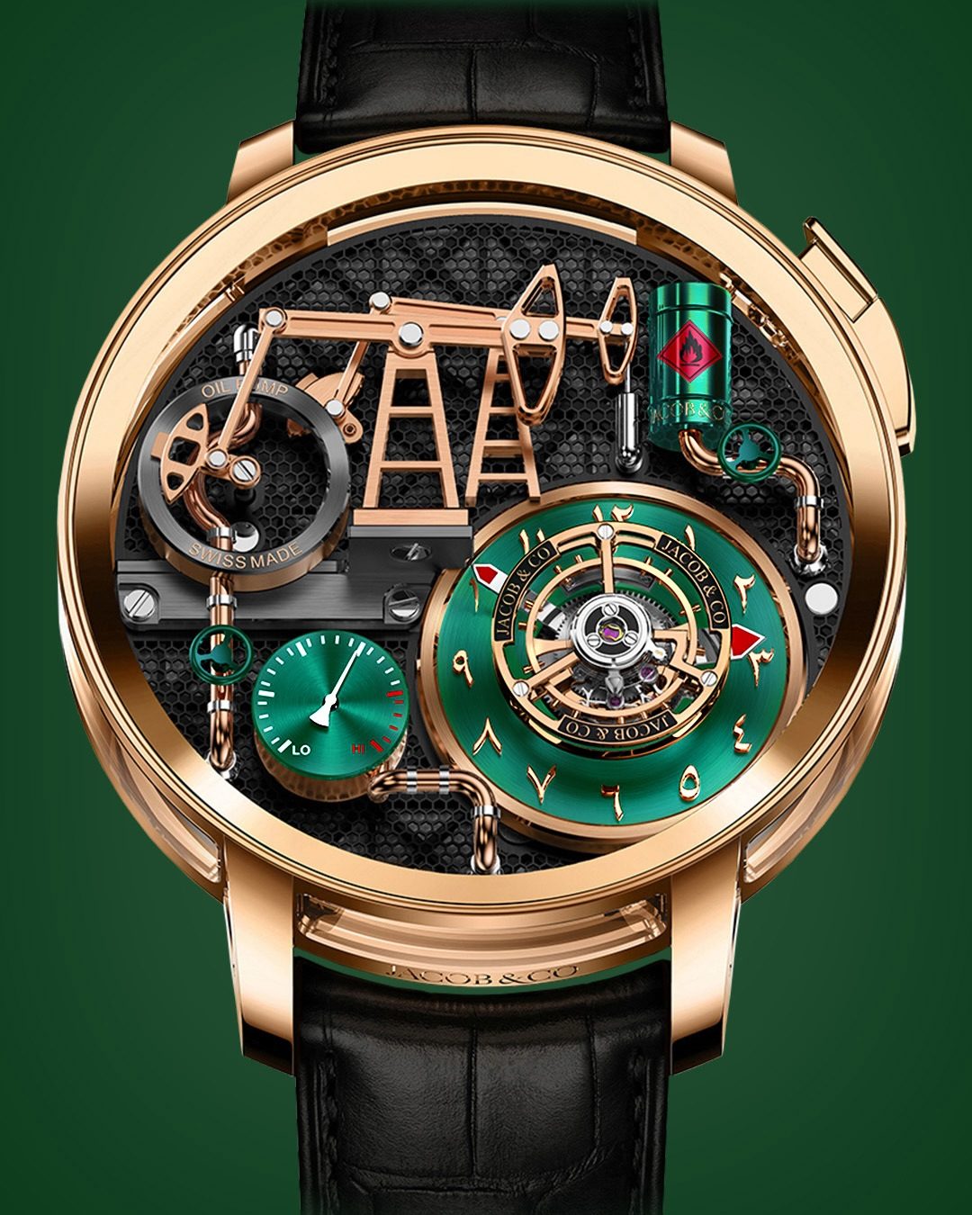 The Black Gold Derrick Tourbillon