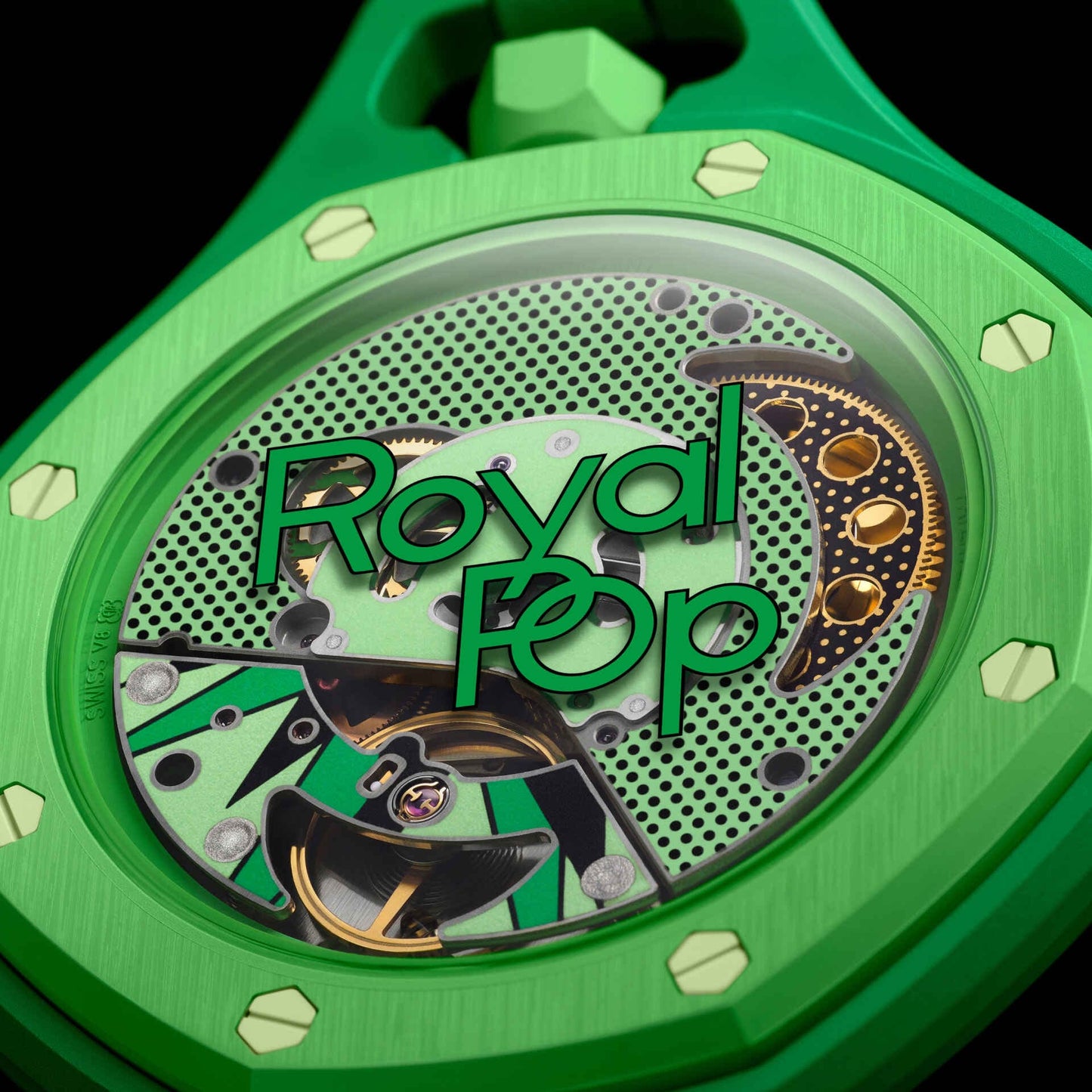 Swatch x Audemars Piguet Royal Pop “Green Eight” (W06)